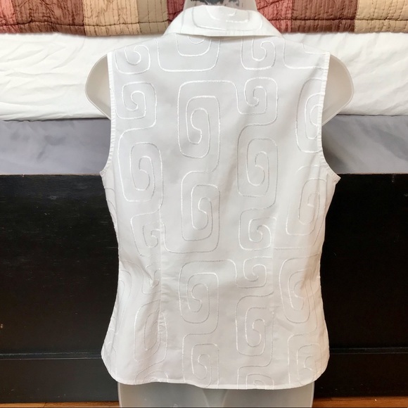 e•col•o•gie Embellished White Blouse - Picture 2 of 11